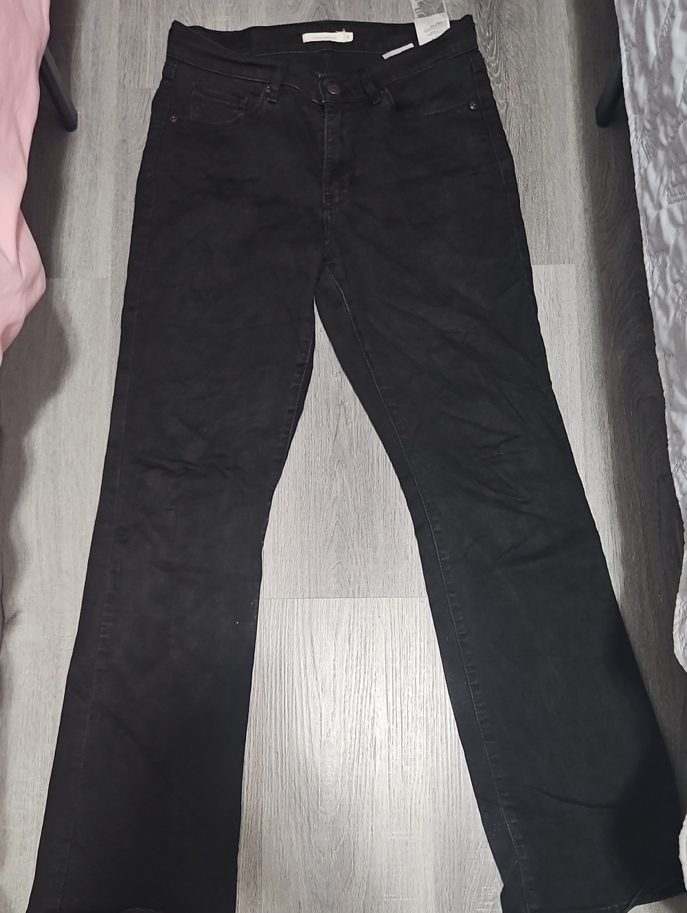 Levi's Women's Classic Bootcut Black Jeans Size 6 WaterLess